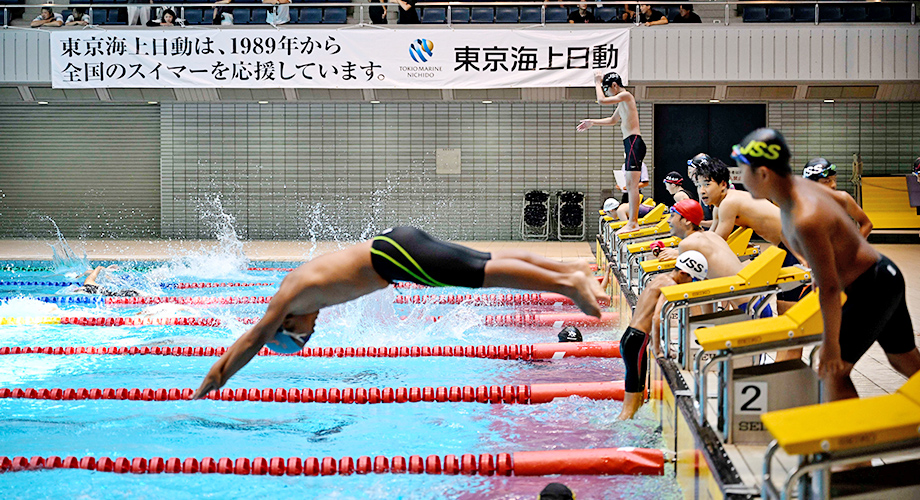 東京海上日動プレゼンツ チャレンジリレーの様子