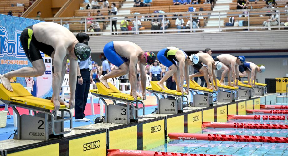 ニチレイチャレンジ 泳力検定会の様子